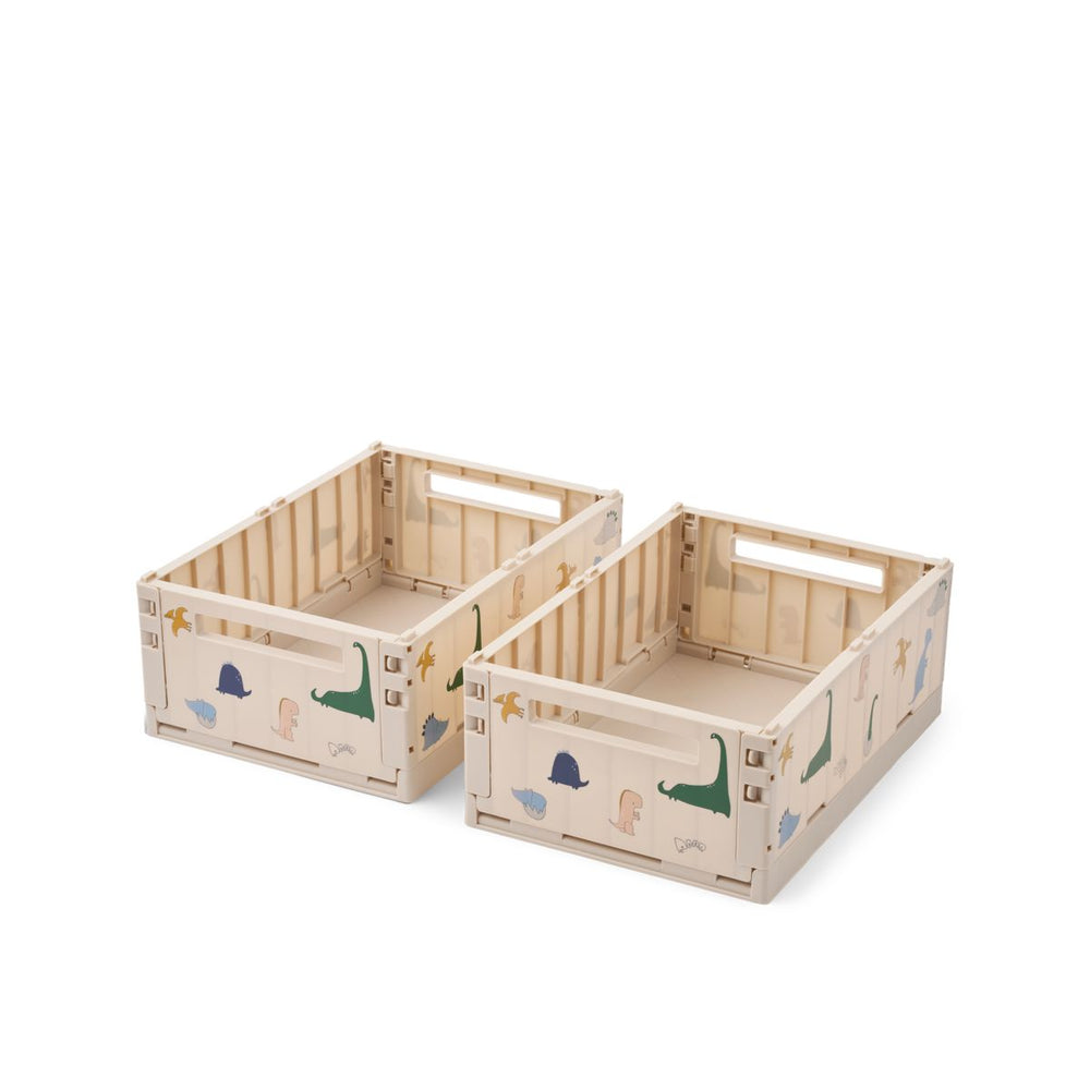Aufbewahrungsbox Weston 2er-Set M 'Dino Roar/Sandy'