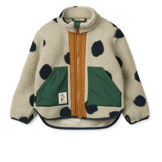 Noam Pile Jacket 'Spot Dots/Mist'