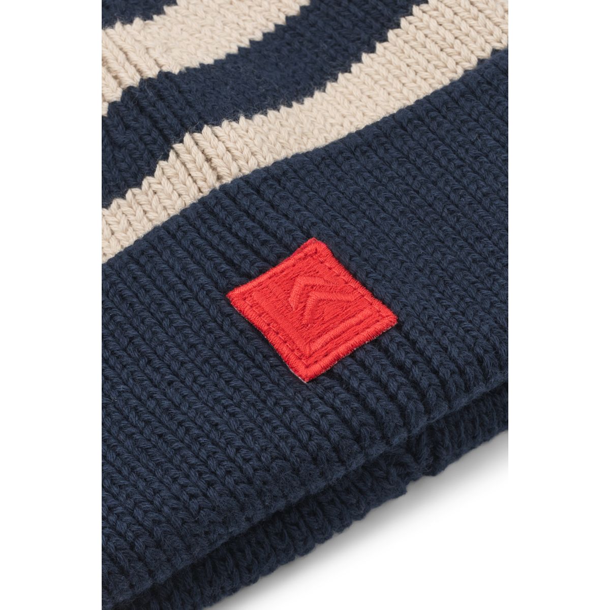 Beanie Ezra 'Classic Navy/Sandy Stripe'