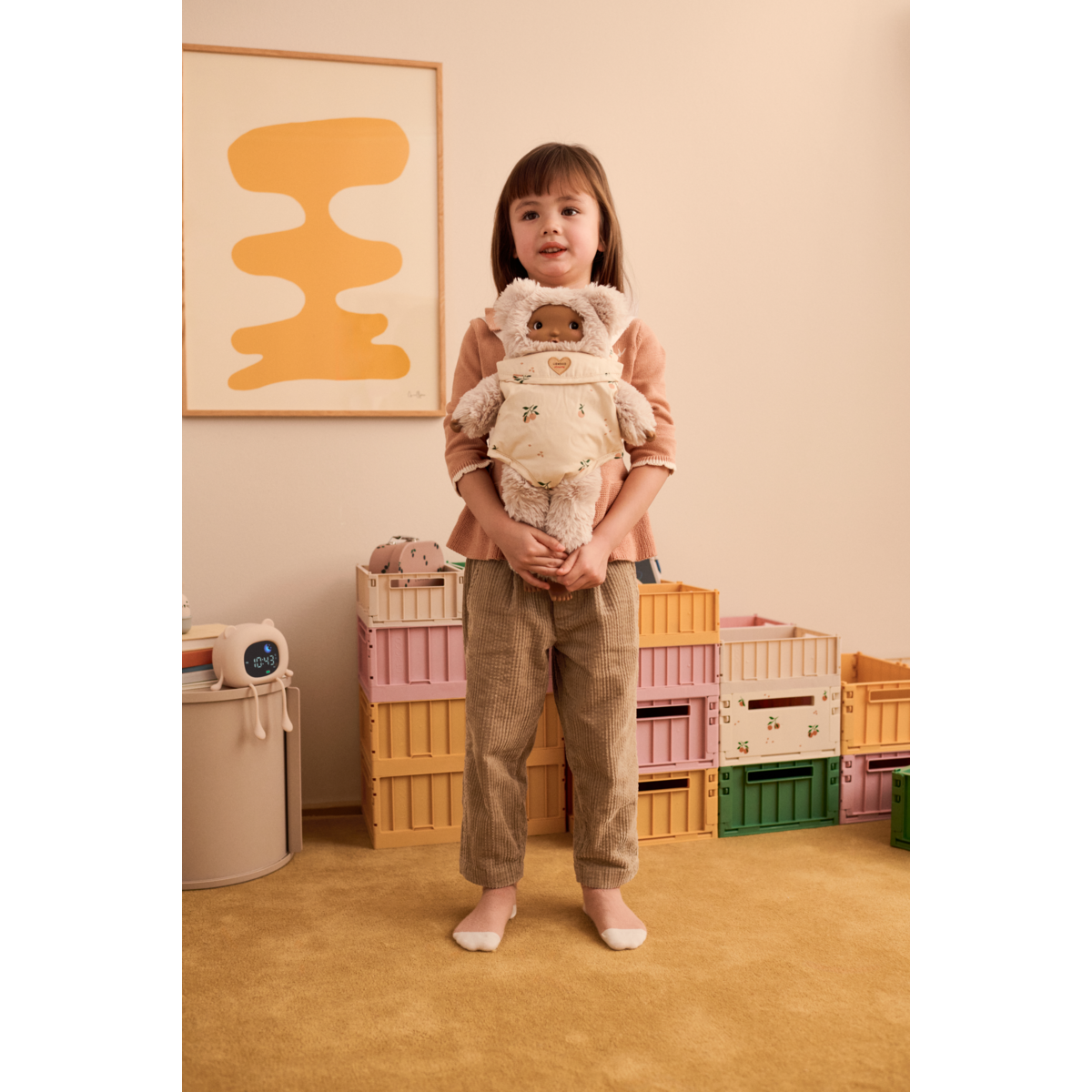 Puppentrage Eleanor 'Mini Me Peach/Seashell'