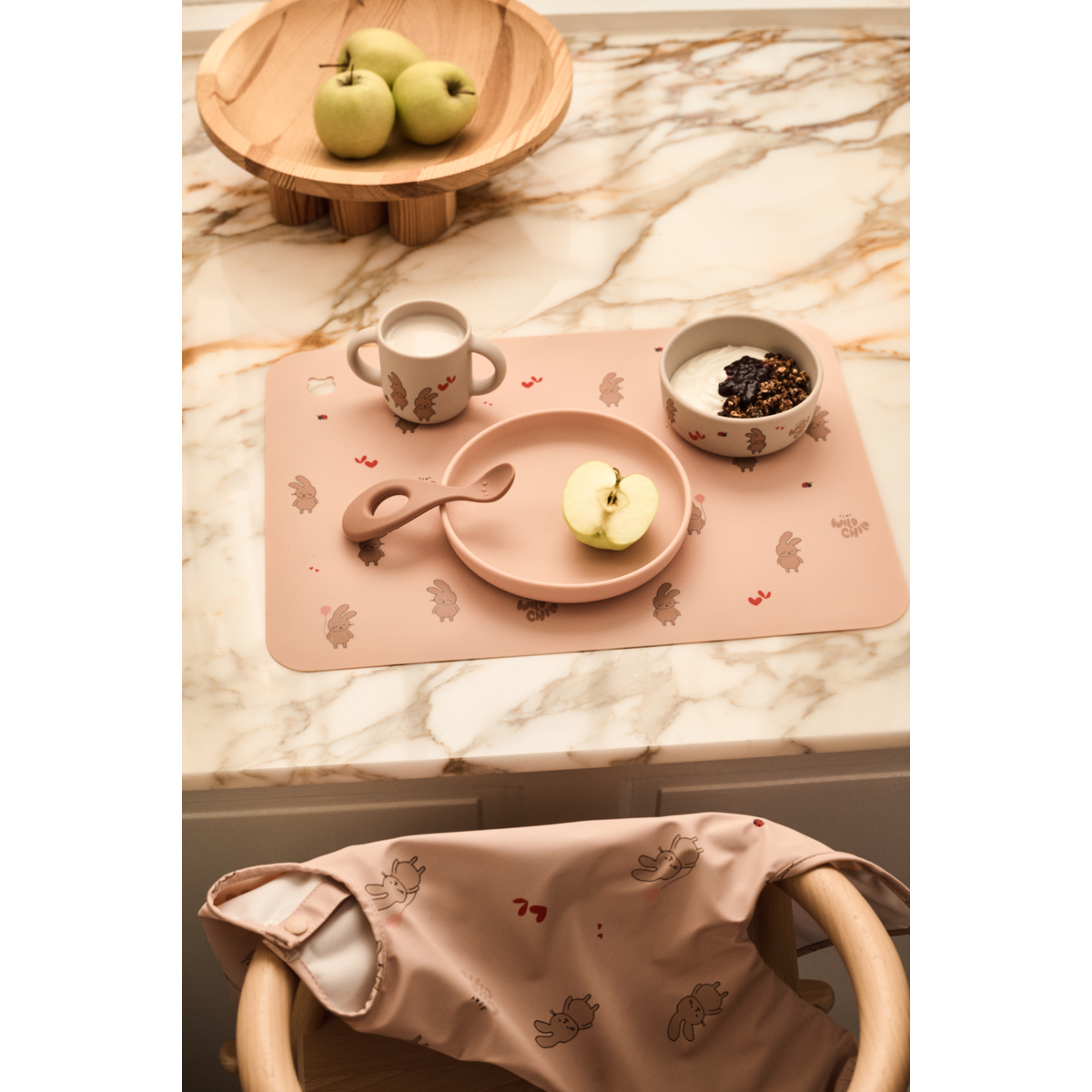 Bedrucktes Tischset Jude 'Wild Child/Rosey'