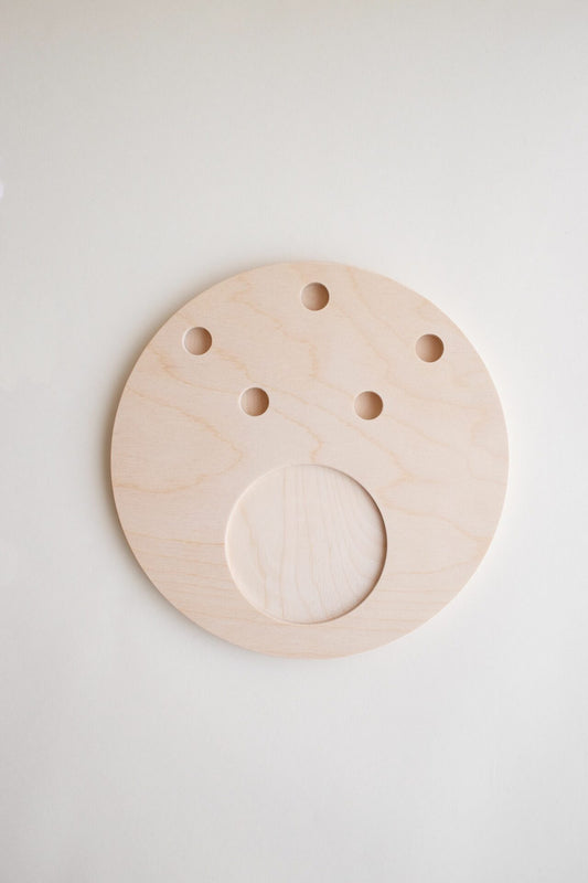 Geburtstagsteller mit 5 Steckplätzen