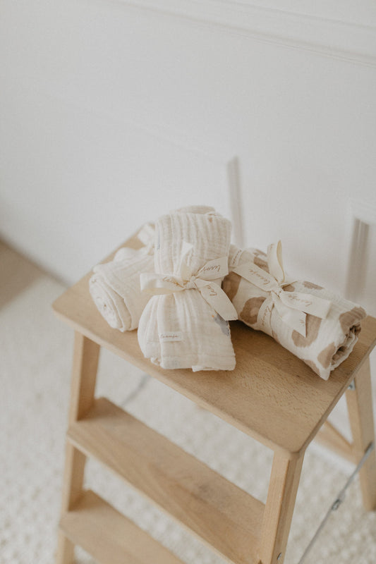 Großes Musselintuch 'Leo'