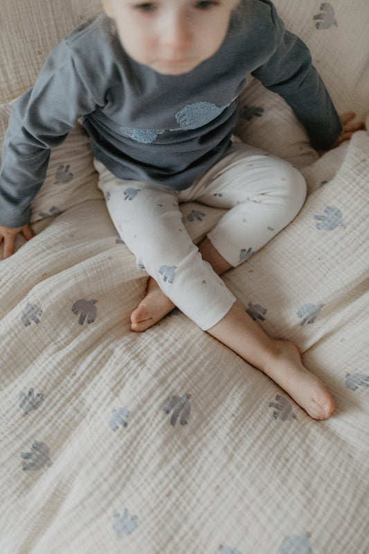 Pyjama-Set aus Baumwolle 'Birds'