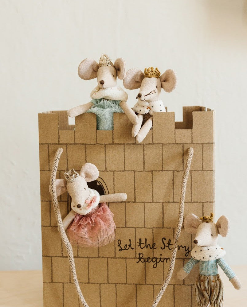 Geschenktüte Schloss 'Let The Story Begin' Mint - The Little One • Family.Concept.Store. 