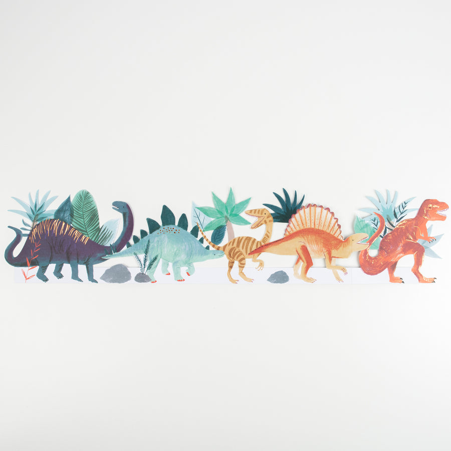 Geburtstagskarte Concertina 'Dinosaurs'