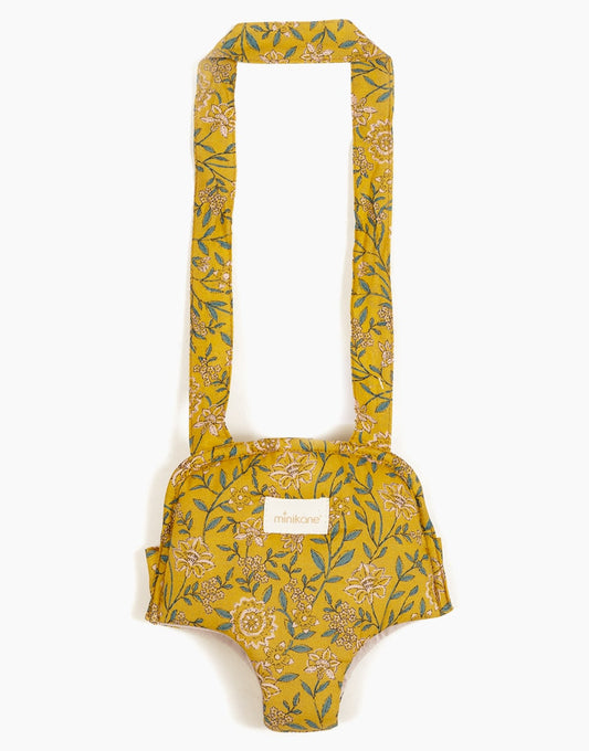 Puppentrage 'Flowers In Mustard Liana' für Gordis-Puppen 34cm