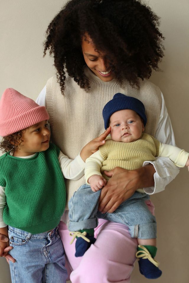 Booties 'Blue/Grass'