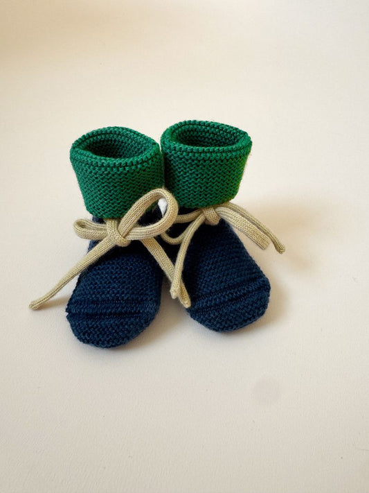 Booties 'Blue/Grass'