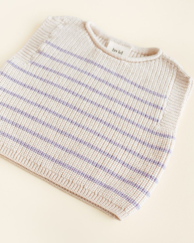 Strickpullunder Harvey 'Cream/Lilac'