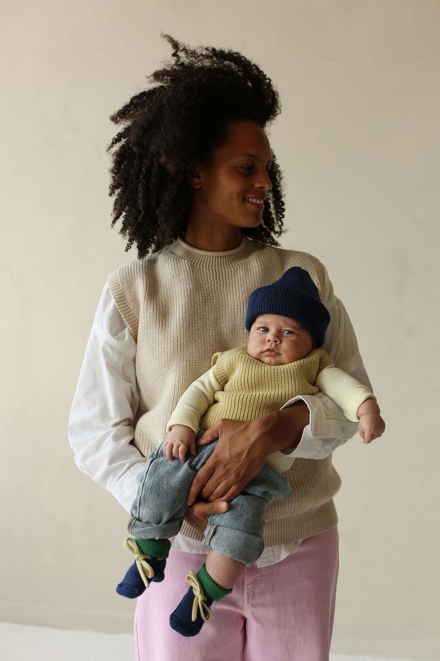 Booties 'Blue/Grass'