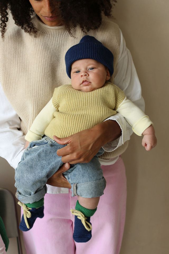 Booties 'Blue/Grass'