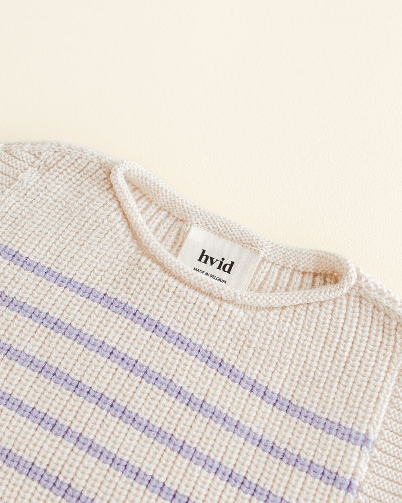 Strickpullunder Harvey 'Cream/Lilac'