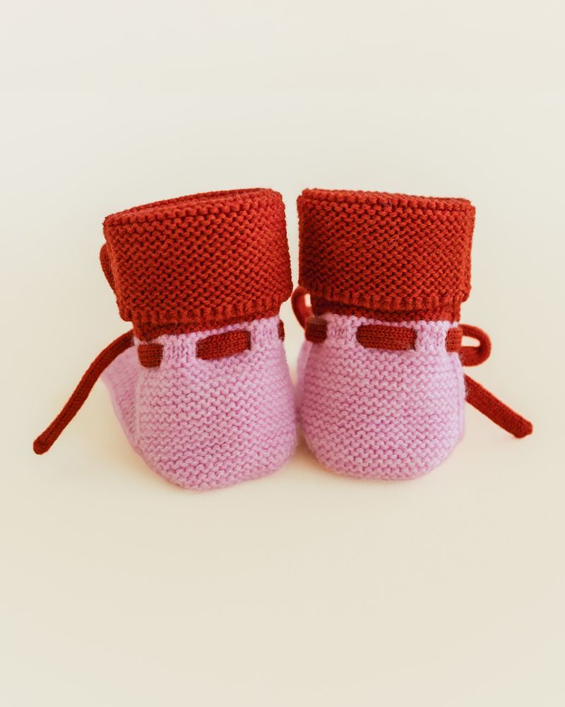 Booties 'Cotton Candy/ Red'