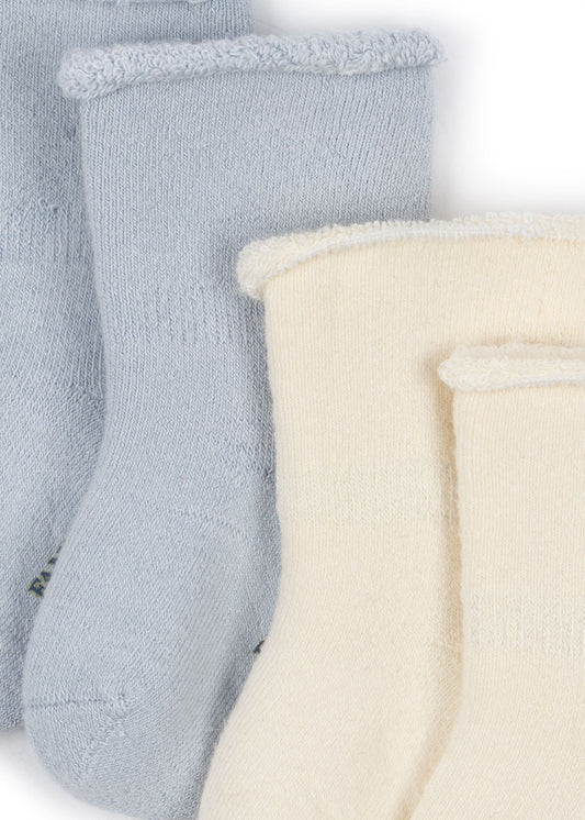 2er-Pack Frottee Socken Vicino 'Gray Dawn'