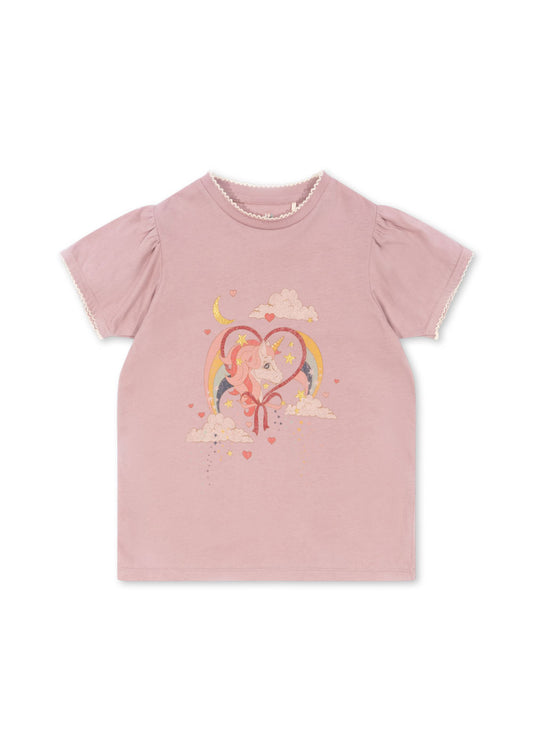 Famo Puff T-Shirt 'Deauville Mauve'