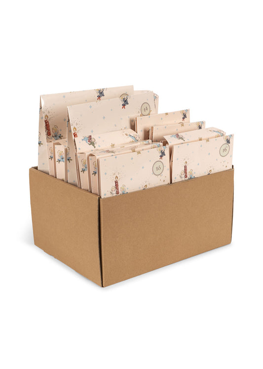 24-teiliger Adventskalender 'Beige'