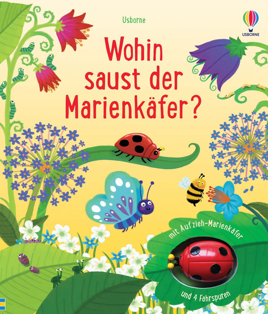 Fahrspurenbuch • Wohin saust der Marienkäfer?