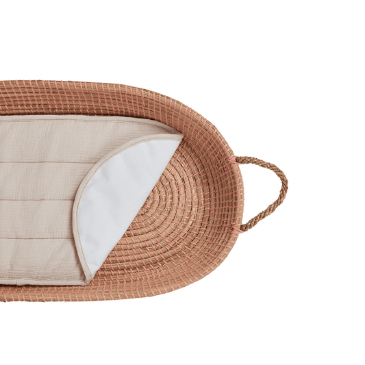 Wickelkorb Stoffeinlage 'Luxe Organic Cotton Liner Oat' - The Little One • Family.Concept.Store.