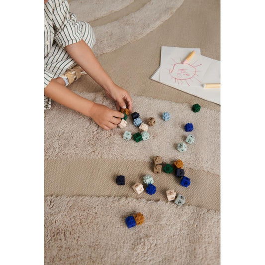 50er Pack Bausteine 'Midnight Navy Multi Mix' - The Little One • Family.Concept.Store.