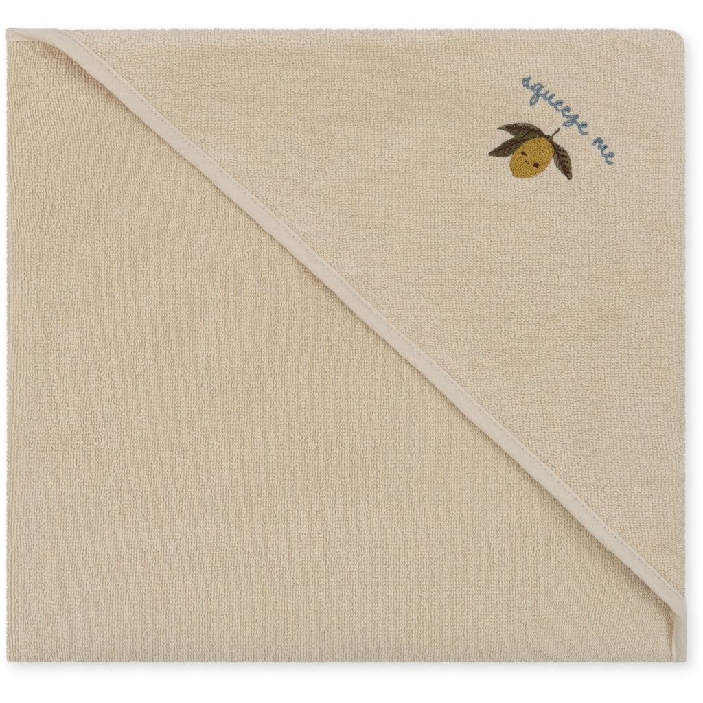 Kapuzenhandtuch Terry Towel Embroidery 'Lemon' - The Little One • Family.Concept.Store. 
