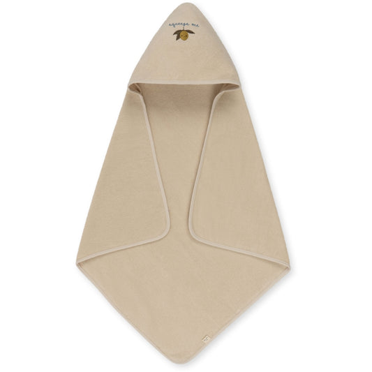 Kapuzenhandtuch Terry Towel Embroidery 'Lemon' - The Little One • Family.Concept.Store.
