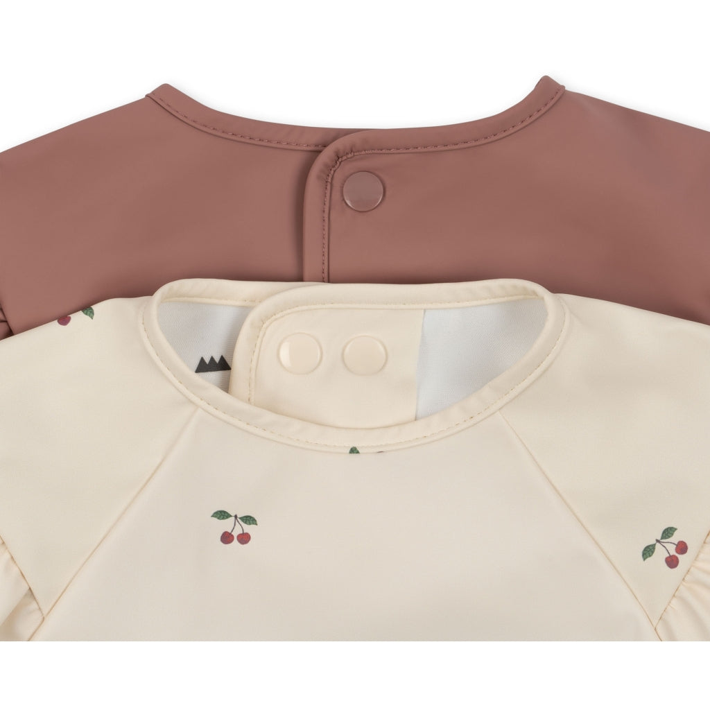 2er-Set Lätzchen Frill 'Cherry/Rosewater - The Little One • Family.Concept.Store. 