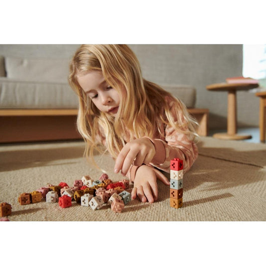 50er Pack Bausteine 'Dusty Raspberry Multi Mix' - The Little One • Family.Concept.Store.