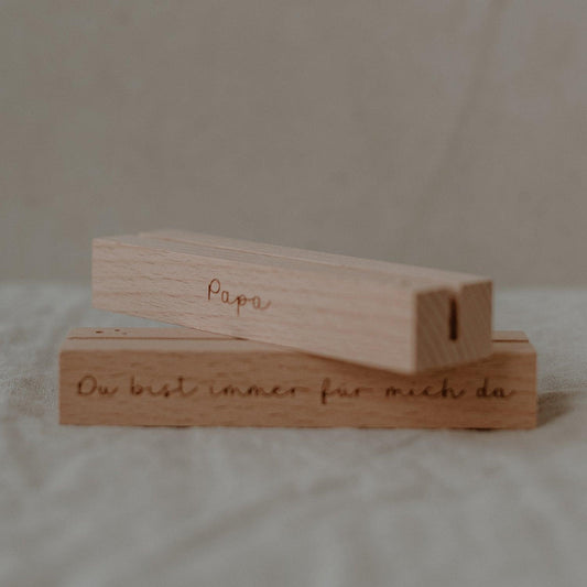 2er Set Karten-/Blumenhalter 'Papa' - The Little One • Family.Concept.Store. 