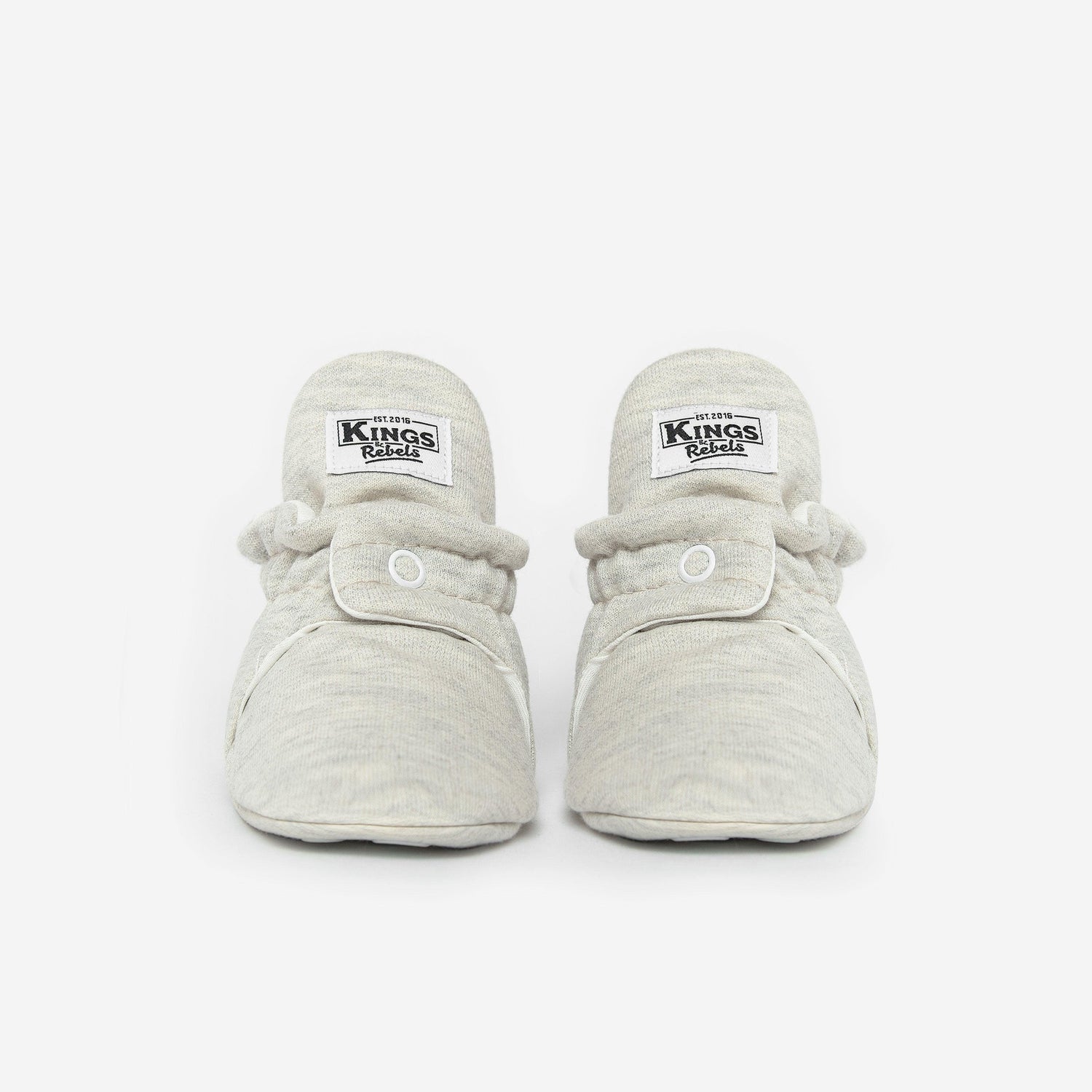 Cotton Booties 'Gripper'- Lightgrey - The Little One • Family.Concept.Store. 