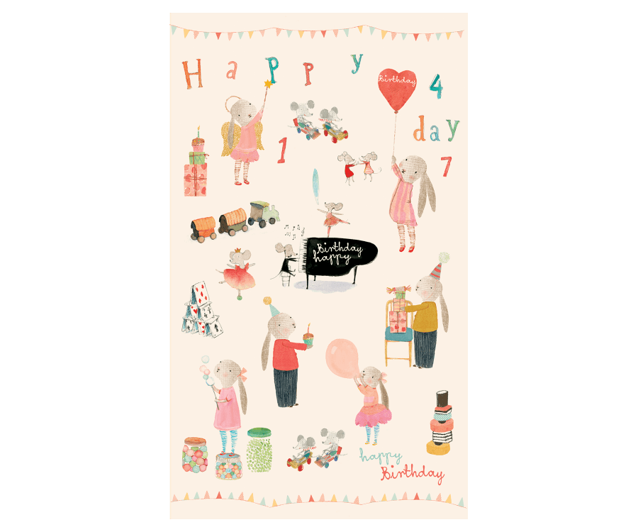 Geschenkpapier 'Happy Day' 10m - The Little One • Family.Concept.Store. 