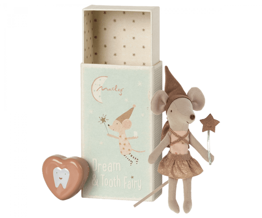 Zahnfee Maus in Streichholzschachtel 'Rosé' - The Little One • Family.Concept.Store. 