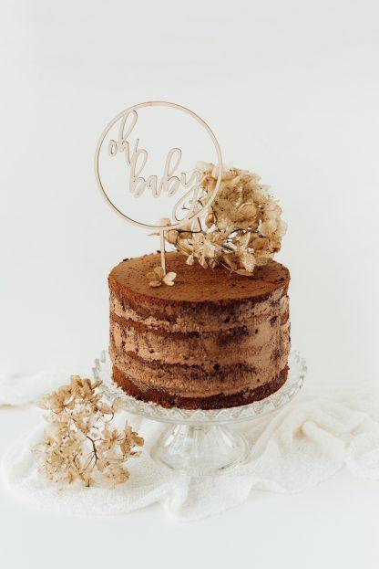 Cake Topper - Babyshower - The Little One • Family.Concept.Store. 