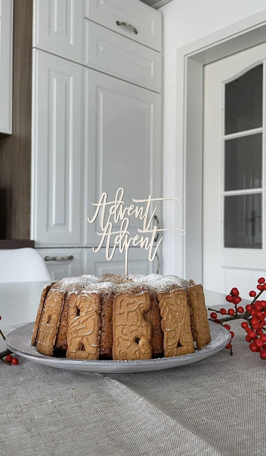 Cake Topper - Advent Advent - The Little One • Family.Concept.Store.
