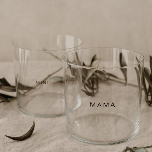 Trinkglas 2er Set 'Mama & Mini' - The Little One • Family.Concept.Store. 