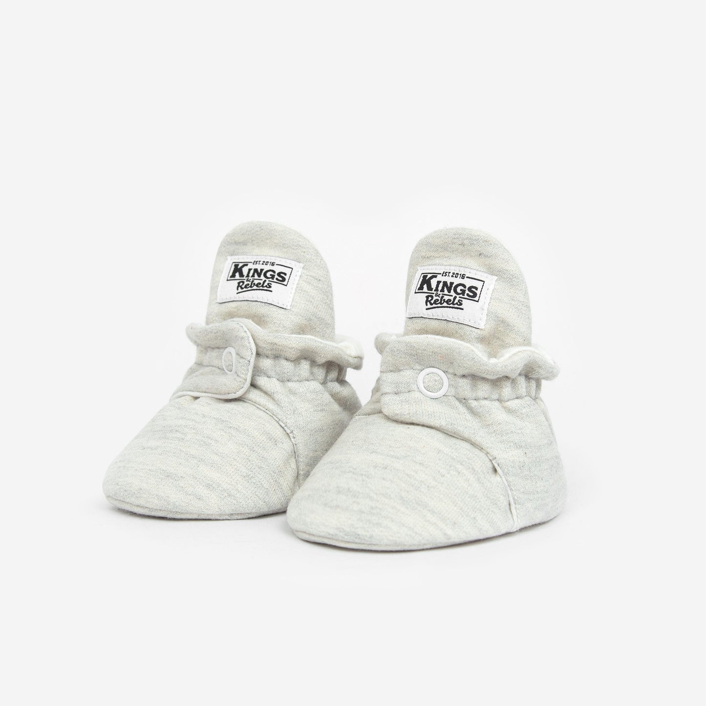 Cotton Booties 'Classic'- Lightgrey - The Little One • Family.Concept.Store. 