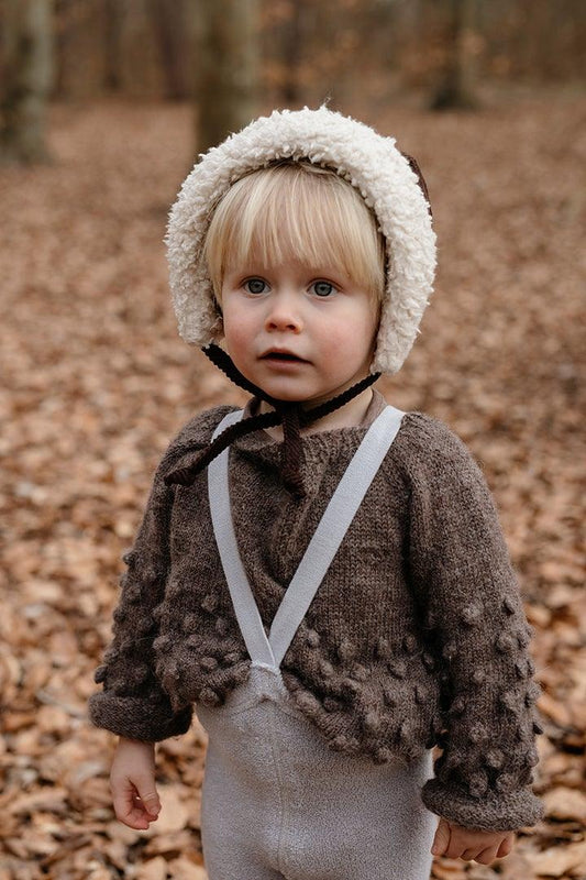Strumpfhose Teddy Warmy Footed 'Pearl Grey' - The Little One • Family.Concept.Store. 