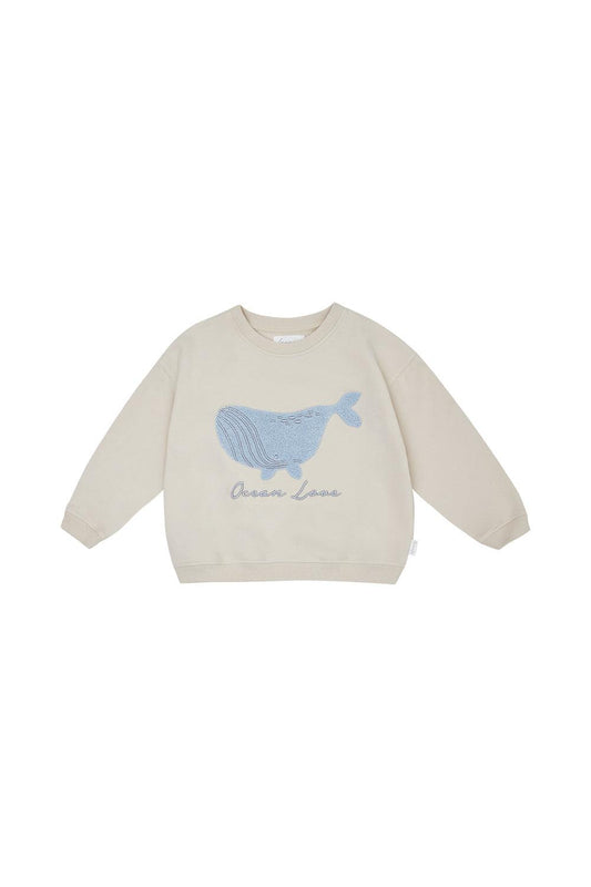 Unisex Oversized Sweatshirt 'Ocean Love' - The Little One • Family.Concept.Store. 