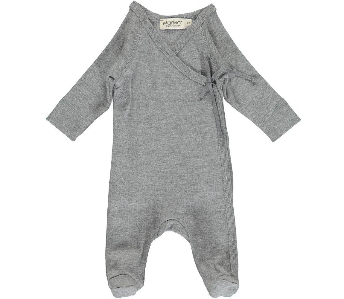 Wickelstrampler 'Grey Melange' - The Little One • Family.Concept.Store. 