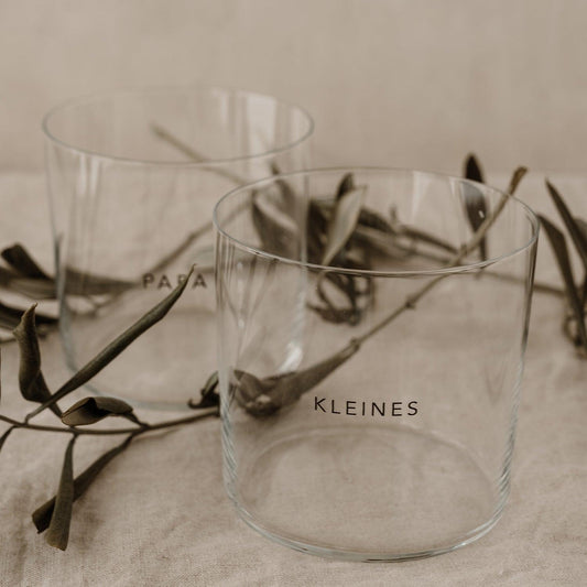 Trinkglas 2er Set 'Papa & Kleines' - The Little One • Family.Concept.Store.