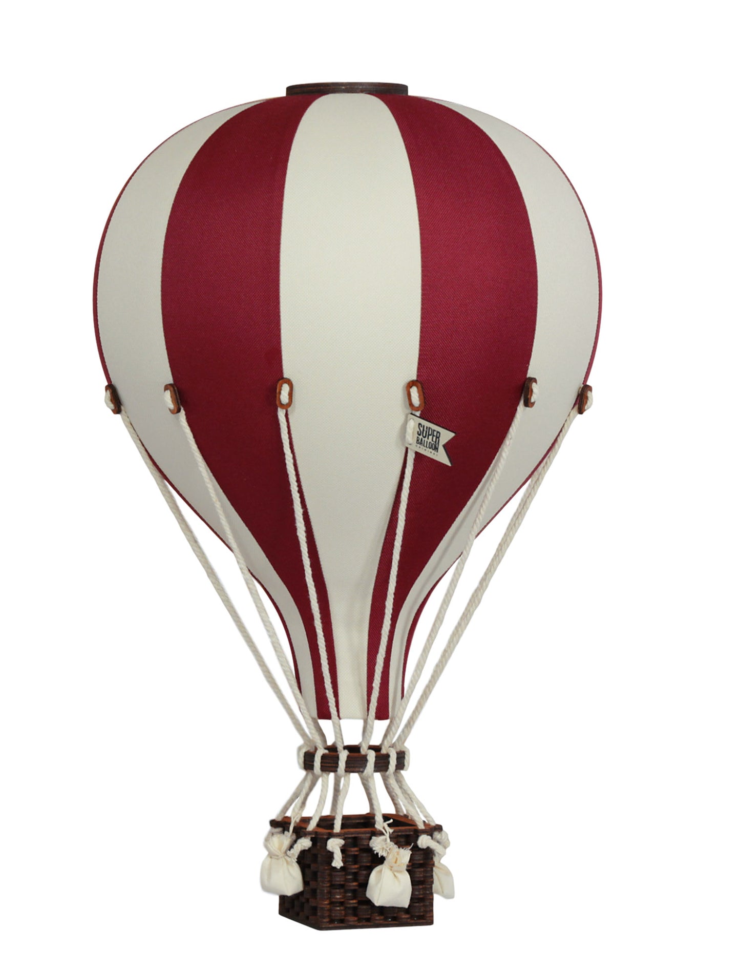 Deko-Heißluftballon L 'Beige/Burgundy' - The Little One • Family.Concept.Store. 
