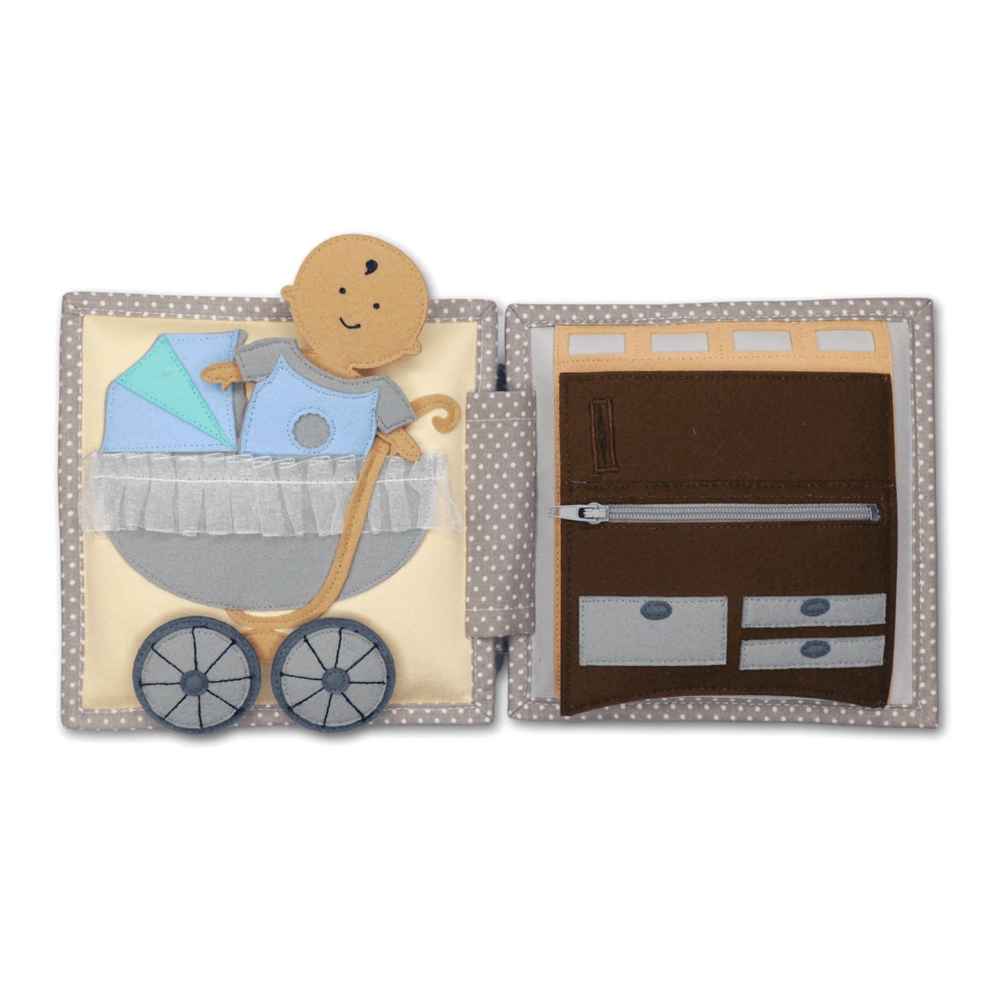 Quiet Book 'Jolly Baby' - The Little One • Family.Concept.Store. 