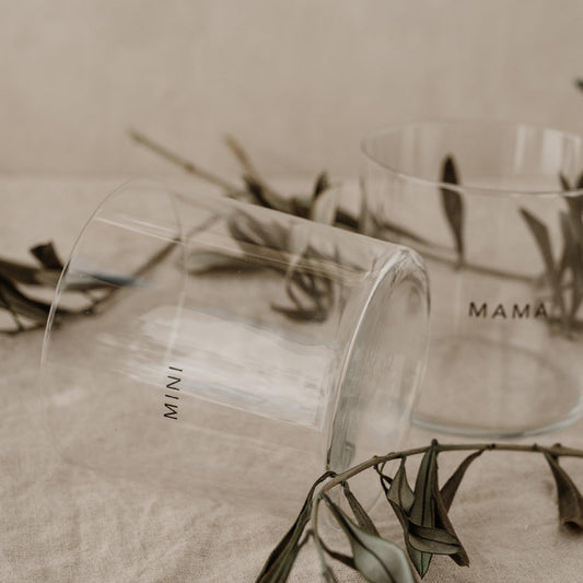 Trinkglas 2er Set 'Mama & Mini' - The Little One • Family.Concept.Store.