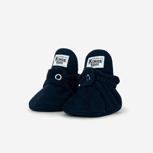 Fleece Booties 'Classic'- Navy Blue - The Little One • Family.Concept.Store.