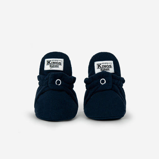 Fleece Booties 'Classic'- Navy Blue - The Little One • Family.Concept.Store. 