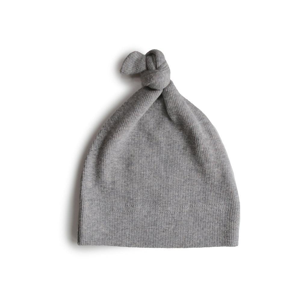 Ribbed Baby Beanie Gray Melange - The Little One • Family.Concept.Store. 