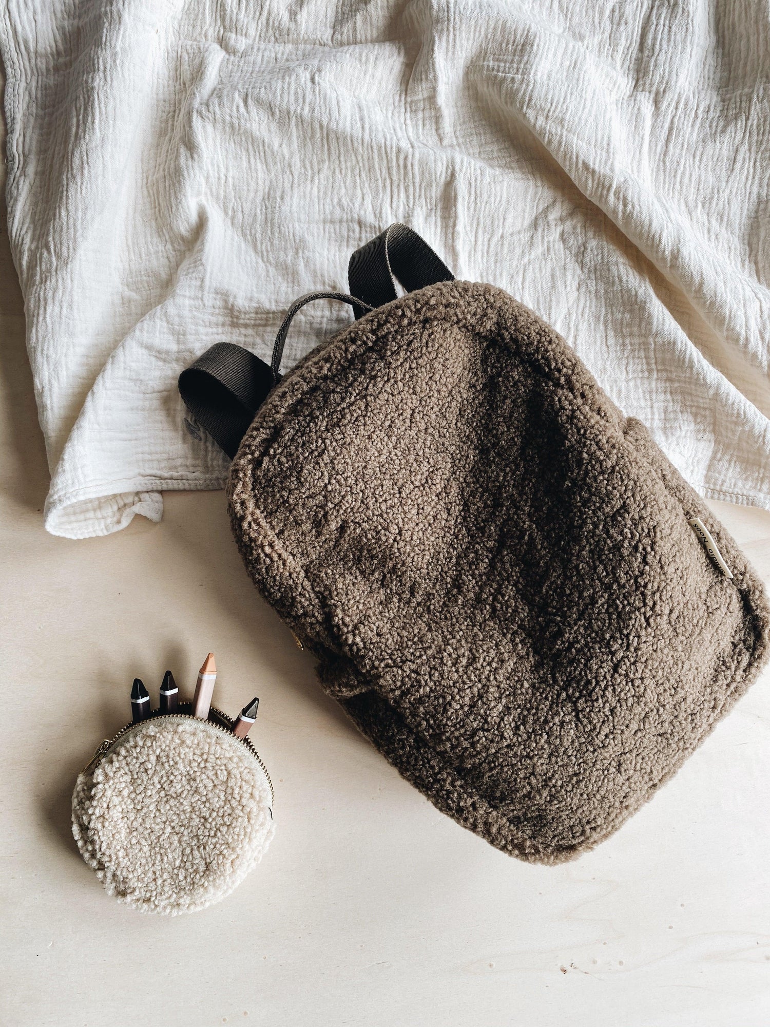 Mini Rucksack Teddy 'Brown' - The Little One • Family.Concept.Store. 