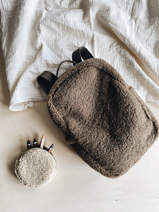Mini Rucksack Teddy 'Brown' - The Little One • Family.Concept.Store. 