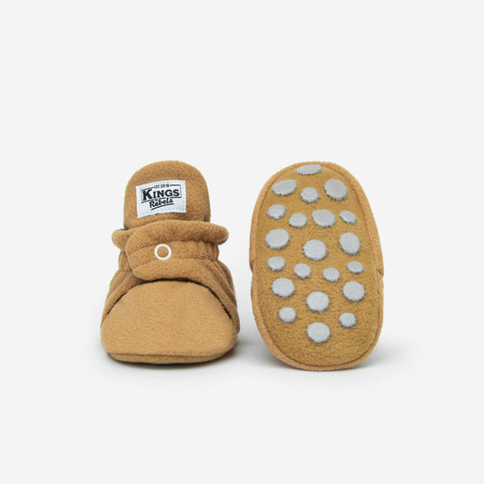 Fleece Booties 'Gripper'- Sand - The Little One • Family.Concept.Store. 