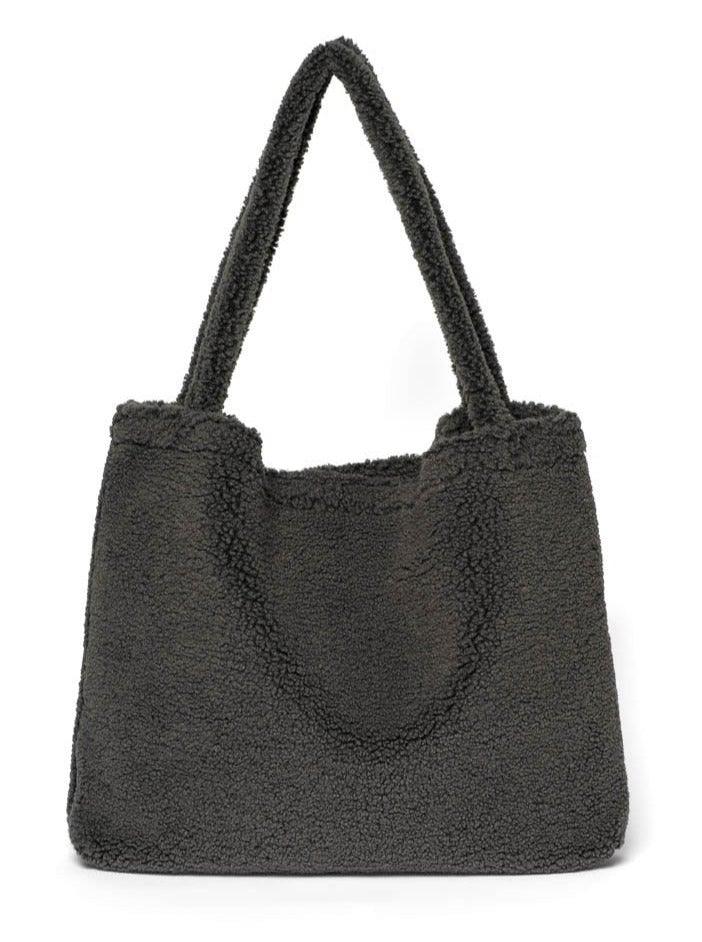 Mom Bag Teddy 'Dark Grey' - The Little One • Family.Concept.Store. 